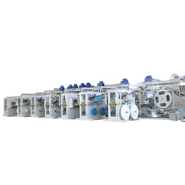 High Speed Stable Production Baby Diaper Making Machine