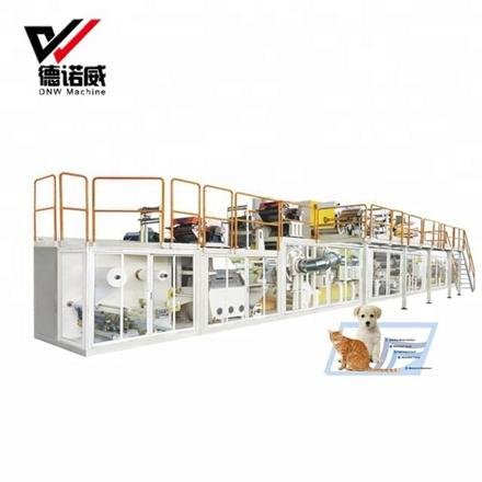 Disposable Under Pad Making Machine with Longitudinal Folding System photo 2