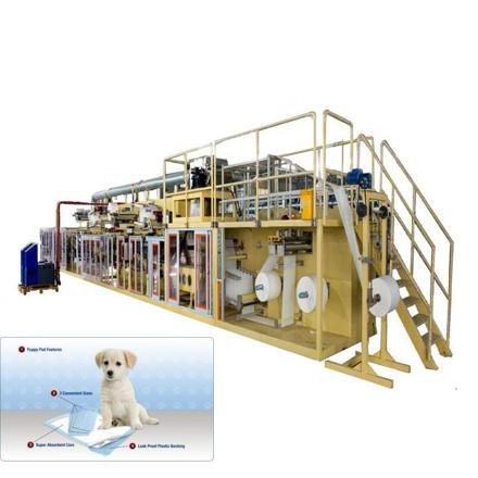 Ultrasonic Automatic Microfiber Fabric Medical Under Pad Production Line Machine photo 4