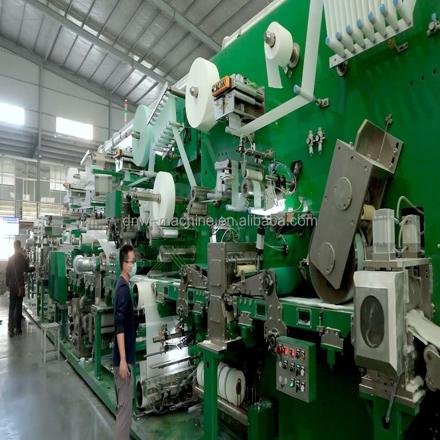 Made Top Quality Environmental Protection Full Servo Adult Diaper Machine photo 4