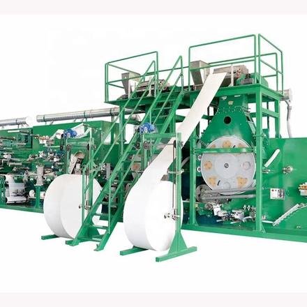 Made Top Quality Environmental Protection Full Servo Adult Diaper Machine photo 6