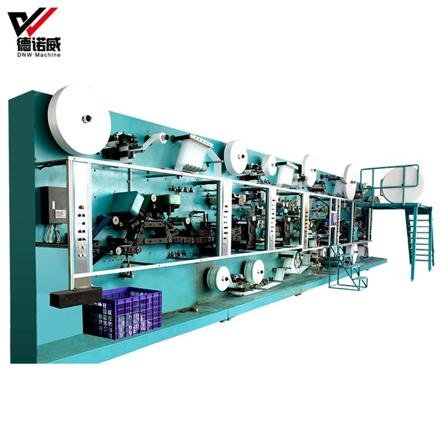 DNW Fully Automatic Servo Adult Diaper Machine Patient Diaper Making Machine